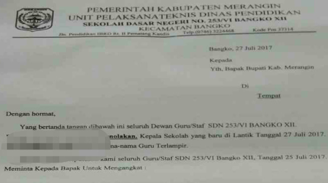 Mantan Napi Jadi Kepala Sekolah