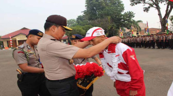 Kapolda Jambi Lepas Tim Sepak Takraw ke Malaysia