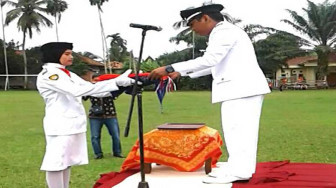Senaung Pecahkan Rekor, Pertama Kali Melaksanakan Upacara HUT Kemerdekaan RI Tingkat Desa