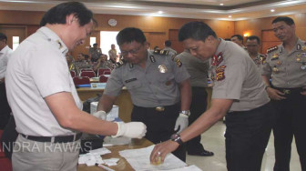 Puluhan Pejabat Polda Jambi Mendadak Dites Urine