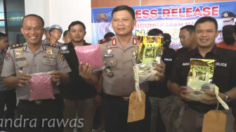 Polda Jambi Amankan 2 Kg Shabu dan 9.887 Butir Ekstasi