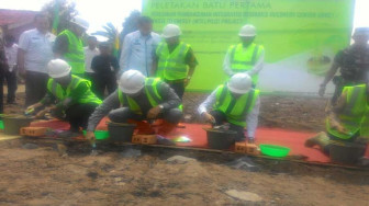 Walikota Jambi Letak Batu Pertama Pembangunan WTE