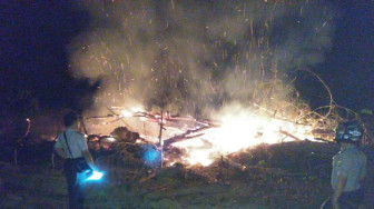 16 Hektare Kebun Karet Diduga Sengaja Dibakar