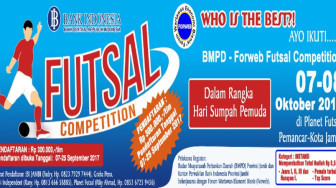 Belasan Tim Sudah Mendaftar BMPD - Forweb Futsal Competition
