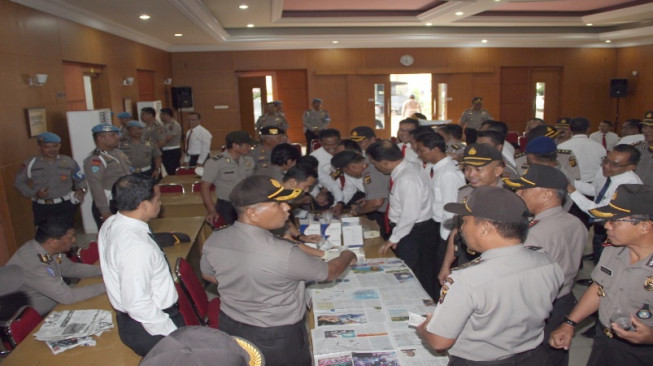 Para Wadir dan Personil Polda Jambi Mendadak Diperiksa Urine