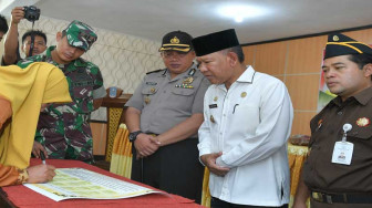 Khafied Buka Deklarasi Damai Pilkades Serentak