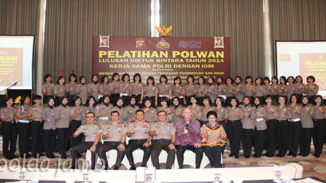 Sukseskan Program 2 Polwan 1 Polsek, Polda Jambi Gelar Pelatihan