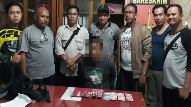Jefri Ditangkap Polisi, Ditemukan Puluhan Paket Shabu di Motornya