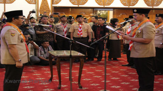 Zumi Zola Dilantik Jadi Ketua Kamabida Gerakan Pramuka Jambi