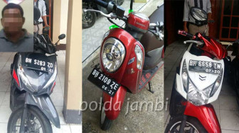 Resmob Polda Jambi Ungkap Sindikat Curanmor