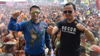 Spektakuler, Puluhan Ribu Orang Ikuti Maraton Tanah Pilih 10K dan Color Run, Fasha dan Bima Arya Turun 