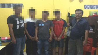 Lapor Kehilangan Motor , Empat Pemuda Bohongi Polisi