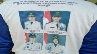 Foto Gubernur dan Bupati Salah Pasang, Panpelnya Enjoy Bae....