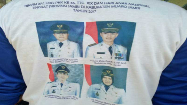 Foto Gubernur dan Bupati Salah Pasang, Panpelnya Enjoy Bae....