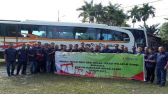 Puluhan Wartawan Jambi Liput Eksplorasi Minyak MontD' Or