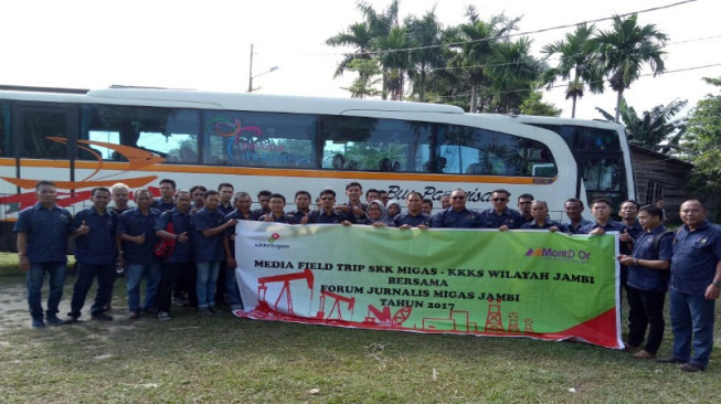 Puluhan Wartawan Jambi Liput Eksplorasi Minyak MontD' Or