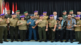 Fasha Pimpin Alumni Menwa Ikuti Apel Akbar IARMI di Malang, Zulkifli Hasan Beri Apresiasi