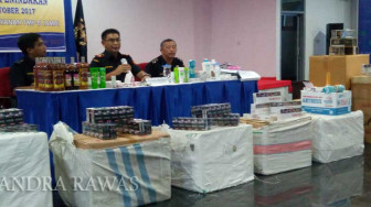 Bea Cukai Sita Puluhan Juta Batang Rokok Ilegal
