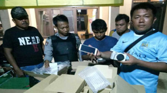 Polisi Amankan Barang Selundupan Bernilai Miliaran Rupiah