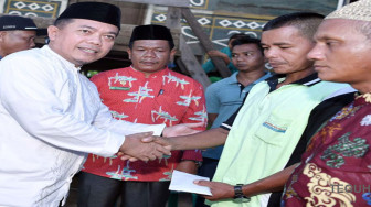 Korban Kebakaran Pulau Raman Dapat Santunan