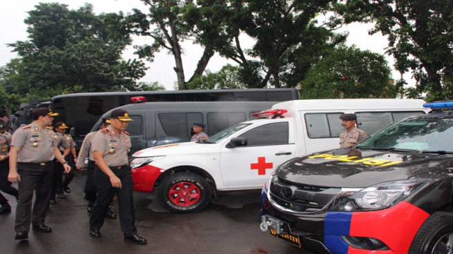Polda Jambi Gelar Apel Operasi Aman Nusa II/2017