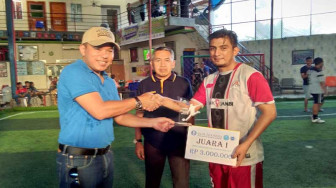 Bank Jambi Juarai BMPD-Forweb Futsal Competition