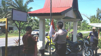 Astaga... Kantor Desa Ini Tidak Hargai Bendera Merah Putih