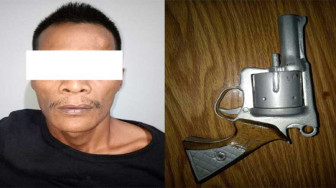 Sok-Sokan Bawa Pistol, Said Tak Berkutik Diciduk Polisi