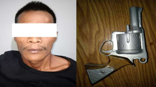 Sok-Sokan Bawa Pistol, Said Tak Berkutik Diciduk Polisi