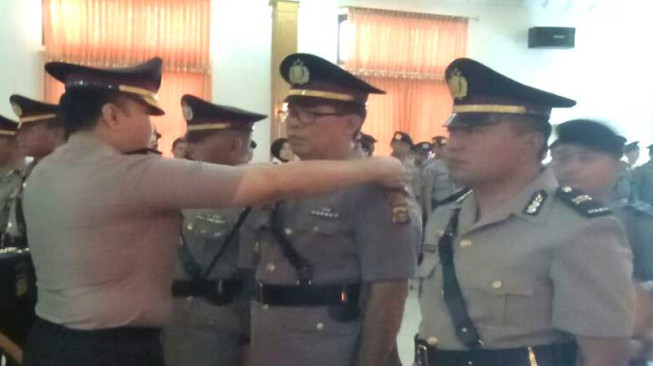 Kapolres Batanghari Pimpin Sertijab Kasat dan Kapolsek