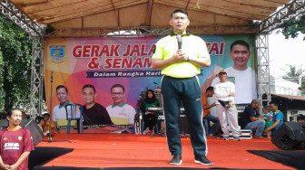 Fasha Lepas dan Ikuti Gerak Jalan Santai Jambi Selatan