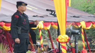 Kapolda Jambi Pimpin Upacara Korps Brimob