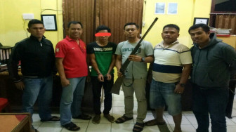 Pelaku Penembakan Satpam PT PKM SMKE Diringkus