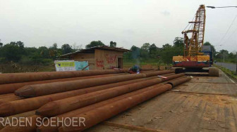 Baru Dikerjakan 17 %, Proyek Pintu Air Terancam Gagal