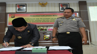 Terkait Penerimaan Calon Polisi, MoU Pemkab dan Polres Merangin Ditandatangani