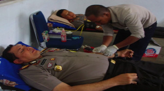 Ditpolair Polda Jambi Gelar Aksi Donor Darah
