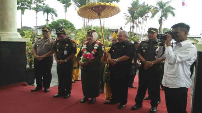 Bupati Safrial Sambut Kunker Kajati Jambi