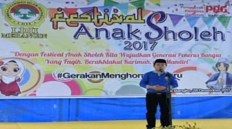 Ratusan Santri Meriahkan Festival Anak Sholeh