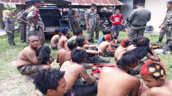 Satpol PP Batanghari Amankan 17 Anak Punk