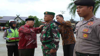 Bupati Tanjabbar Pimpin Apel Pasukan Operasi Lilin