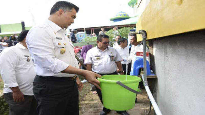Wali Kota Fasha Launching 1000 Sambungan Air Minum Gratis