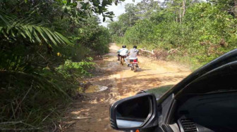 Jalan Desa Jangga Baru Hancur, 4 Tahun Belum Tersentuh Perbaikan