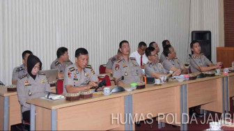 Waka Polda Jambi Pimpin Rapat Anev