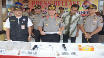 Polda Jambi Gagalkan Penyelundupan Ribuan Lobster