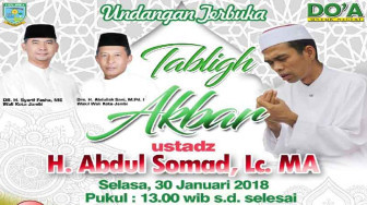 Gelar Tabligh Akbar, Pemkot Jambi Hadirkan Ustadz Abdul Shomad