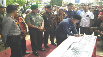 Bupati Merangin Resmikan Proyek Fisik 2014 - 2017