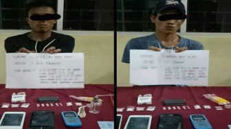 Dua Pengedar Sabu Kelas Desa Ditangkap