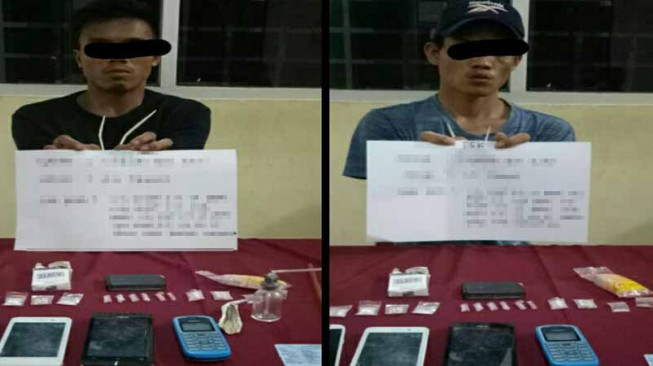 Dua Pengedar Sabu Kelas Desa Ditangkap