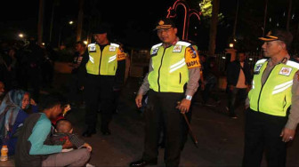 Sambut Tahun Baru 2018, Kapolda Jambi Keliling Temui Warga
