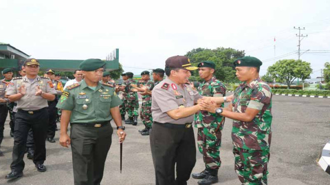 Kapolda Jambi Silaturrahmi ke Yonif Raider 142/Ksatria Jaya